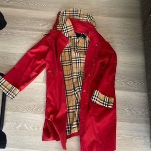 Burberry raincoat